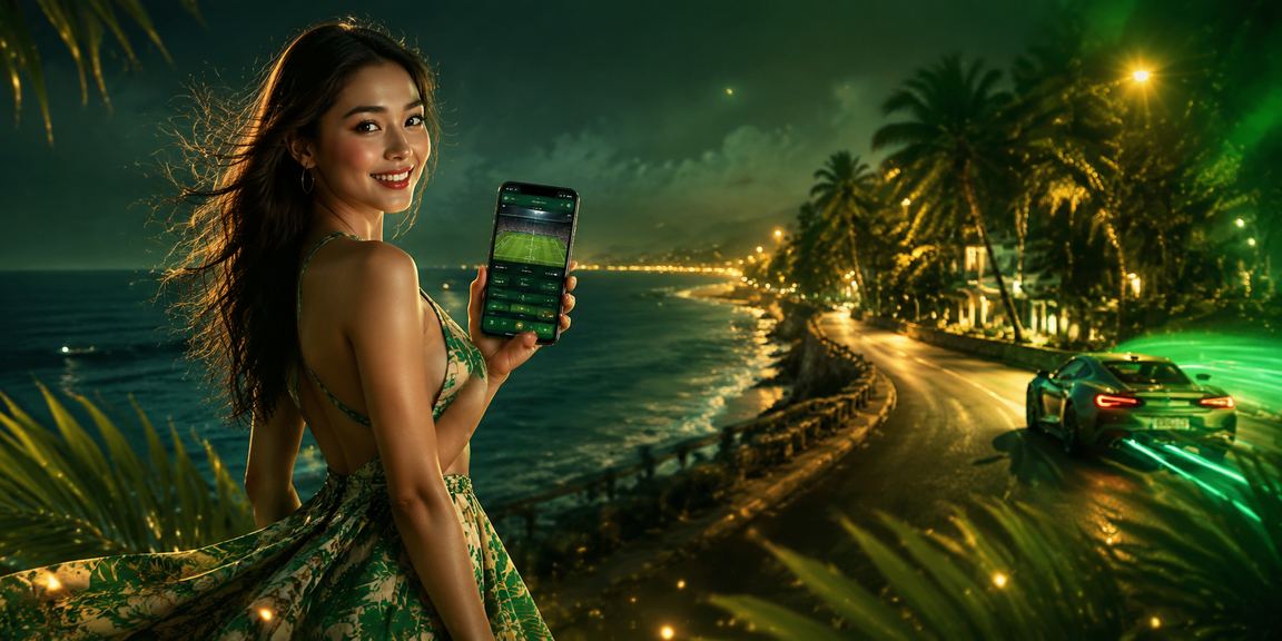Người chơi trải nghiệm casino trên điện thoại tại bãi biển Mũi Né đẹp nắng