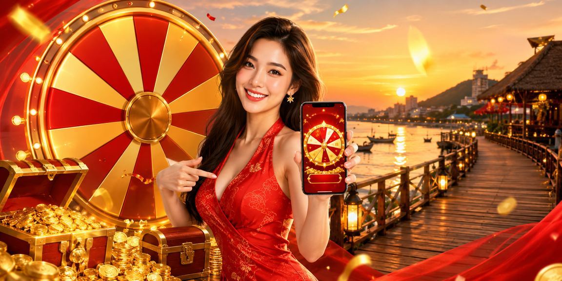 Người chơi roulette tại bãi biển Vũng Tàu trong không gian đêm sôi động